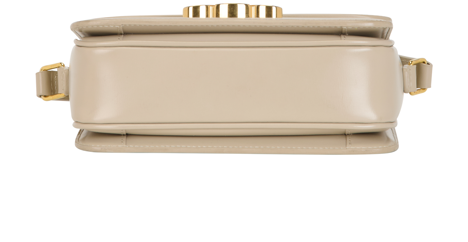 Teen Triomphe Shoulder Bag, &pound;1,900, Handbags, Beige, Leather, Top view